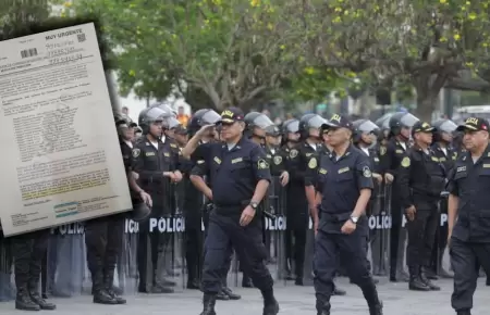 PNP dispone desplazar a 800 policas de regiones hacia Lima.