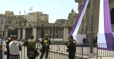 Aumentan resguardo de Palacio de Gobierno