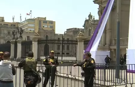 Aumentan resguardo de Palacio de Gobierno