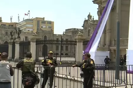 Aumentan resguardo de Palacio de Gobierno