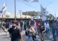 Paro nacional: Estudiantes de la UNMSM se suman a manifestacin frente al Congreso de la Repblica