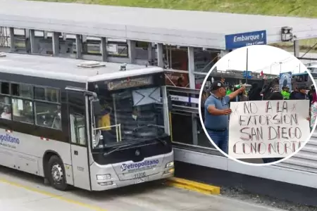 Estaciones del Metropolitano fuera de servicio