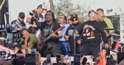 Famosa banda peruana se une a manifestantes