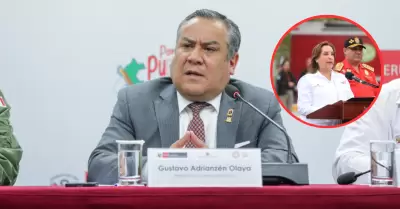 Adrianzn niega actitud prepotente de Dina Boluarte con la prensa.