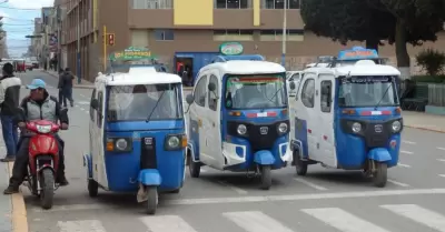 Mototaxistas irn a paro el 31 de octubre