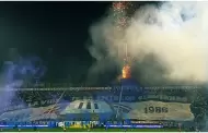 Hinchas de Alianza Lima celebran el 38 aniversario del Comando Sur con espectculo de fuegos artificiales en Matute