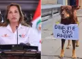 "DINA me das RABIA": Perrito particip en paro nacional y se vuelve VIRAL en redes sociales