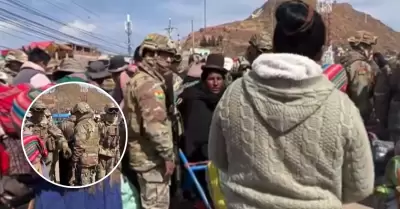 Bolivia despliega militares en frontera con Per.