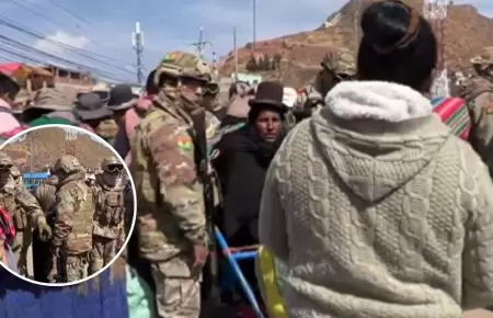 Bolivia despliega militares en frontera con Per.