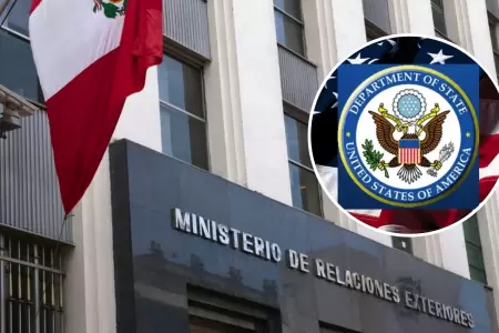 Cancillera responde a comunicado de Estados Unidos.