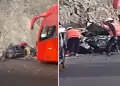 Tragedia en Arequipa: Auto choca frontalmente contra un bus y deja tres fallecidos en Cerro Verde