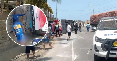 Trgico accidente en Tumbes deja un fallecido.