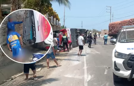 Trgico accidente en Tumbes deja un fallecido.