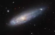 IMPRESIONANTE! La NASA capt la imagen de una galaxia en forma de bala de can