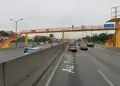 Cierre temporal de Panamericana Norte por obra en puente peatonal.