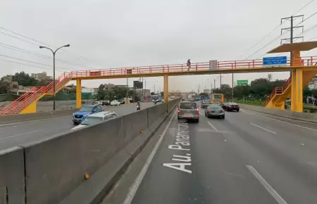 Cierre temporal de Panamericana Norte por obra en puente peatonal.