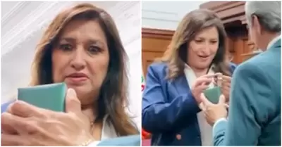 Primeras escenas de la serie sobre Dina Boluarte y el Caso Rolex