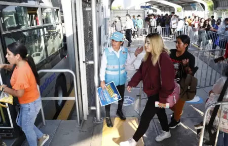 Metropolitano permite viajes gratis a cierto sector de usuarios.