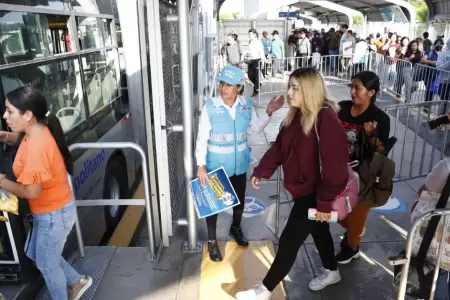 Metropolitano permite viajes gratis a cierto sector de usuarios.