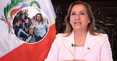 Dina Boluarte sac cara para los buenos comentarios de la OCDE en materia de edu