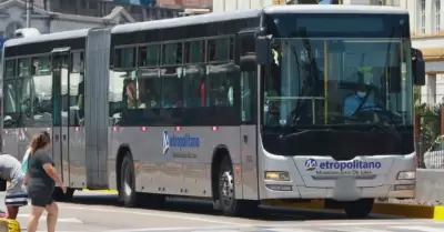 ATU anuncia desvos en el Metropolitano.