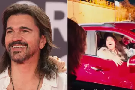 Juanes sorprendi a fantica.