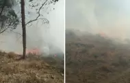 Urgente! Reportan incendios forestales en valle turstico de Canta: "No contamos con auxilio"