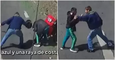 Joven se enfrenta a delincuente y evita el robo de su moto