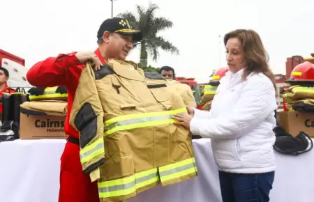 Cuerpo General de bomberos ordena que los equipos entregados por el Gobierno vue