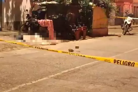 Acribillan a extranjero frente a su casa en Chorrillos.