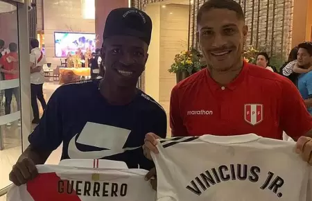 Paolo Guerrero y Vinicius cuentan con una amistad de muchos aos.