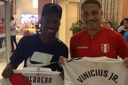 Paolo Guerrero y Vinicius cuentan con una amistad de muchos aos.