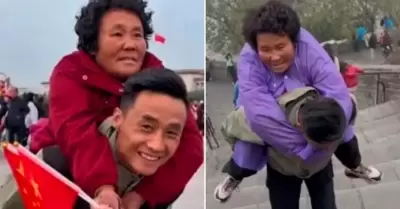 Hijo vende todo para viajar al lado de su madre en China.