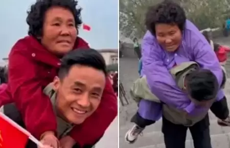 Hijo vende todo para viajar al lado de su madre en China.