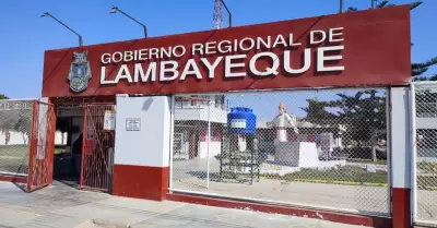 El Gobierno Regional de Lambayeque se encuentra en el centro de la polmica.