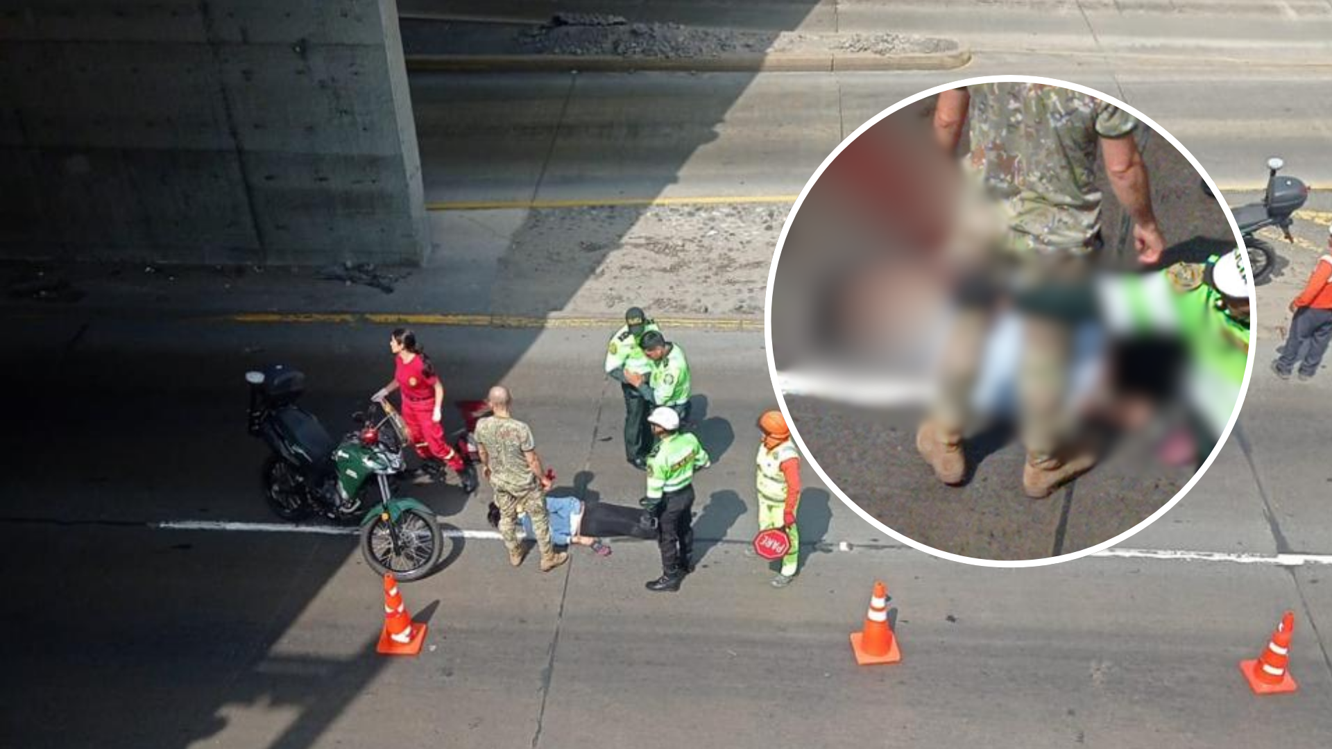 ¡trágico Accidente Falleció Mujer Motociclista Que Cayó A La Vía