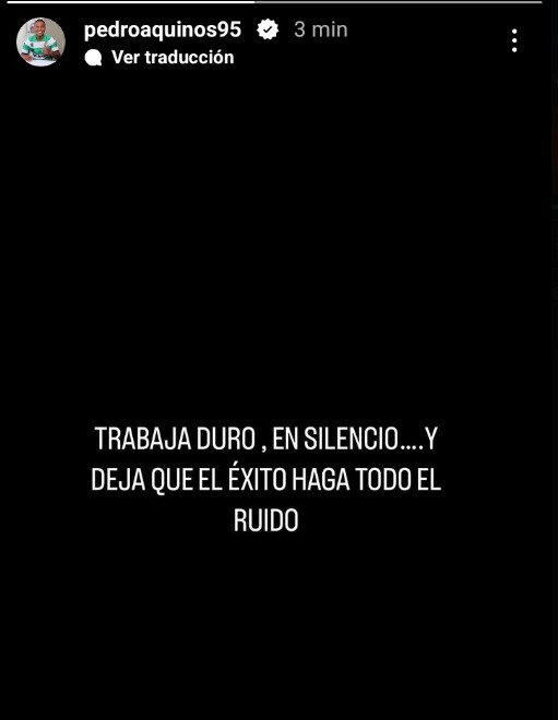 Pedro Aquino y su duro mensaje en Instagram tras quedar fuera de la Seleccin Peruana.