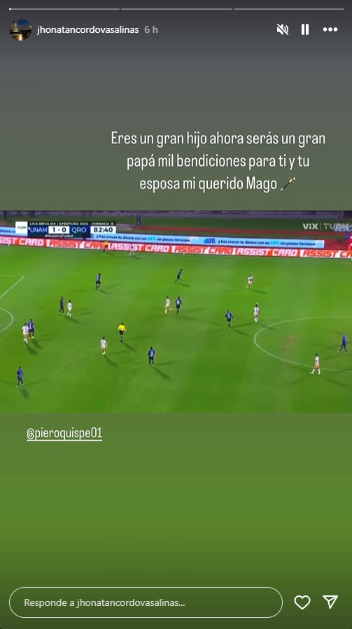 Piero Quispe confirma que SERÁ PAPÁ con emotiva celebración tras anotar golazo en la Liga MX