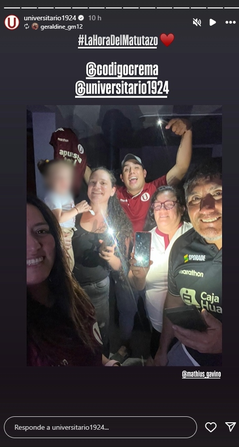 Hinchas de la 'U' celebran la 'Hora del Matutazo'