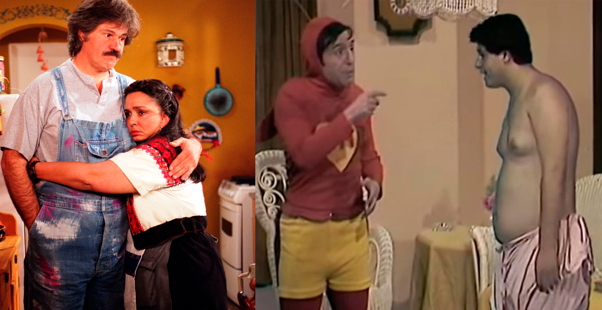 Arturo Garca Tenorio particip en 'La Madrastra' (imagen izquierda) y en Chespirito con el papel 'Beb Jupiteriano'.