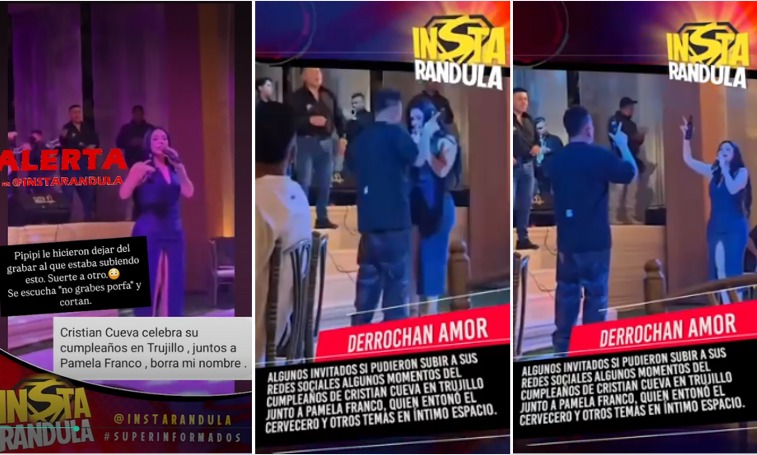 Pamela Franco le canta a Christian Cueva por su cumpleaos - Fuente: 'Instarndula'.