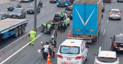 Tragedia en la Panamericana Sur deja un fallecido.