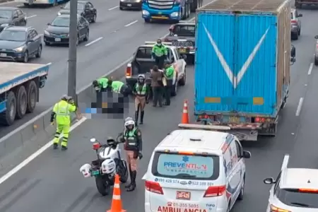 Tragedia en la Panamericana Sur deja un fallecido.