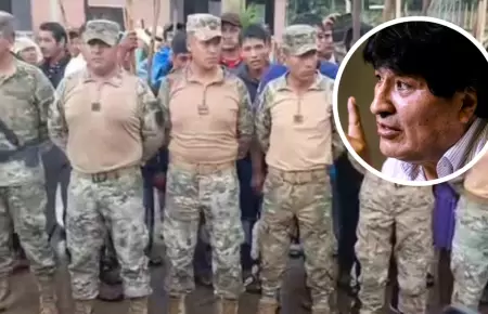 Militares denuncian secuestro por parte de "seguidores de Evo Morales"