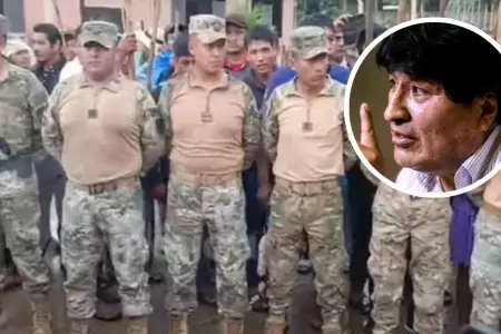 Militares denuncian secuestro por parte de "seguidores de Evo Morales"