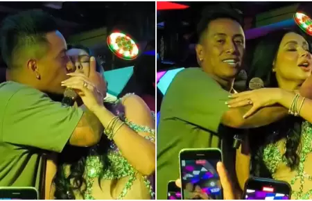 Lo rechaz? Pamela Franco y su reaccin ante beso de Christian Cueva