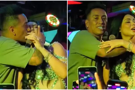 Lo rechaz? Pamela Franco y su reaccin ante beso de Christian Cueva