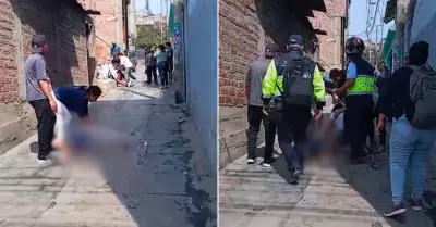 Balacera en SJM deja un muerto y heridos.