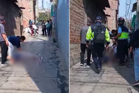 Balacera en SJM deja un muerto y heridos.