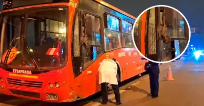 Ataque armado contra bus de la empresa ETSAFRASA en VES.